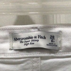 Abercrombie High Rise Super Skinny Ankle Jeans